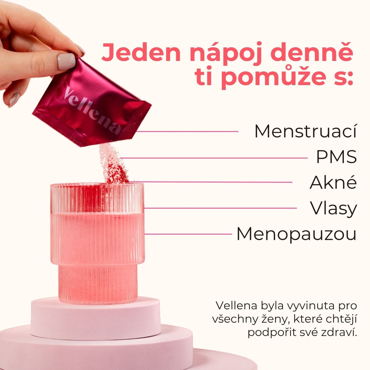 Ženské zdraví | Nápoj 2PACK | Višeň | Vellena