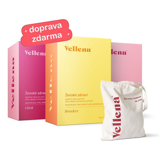 3Mix příchutí s dárkem | Nápoj pro ženy | Vellena