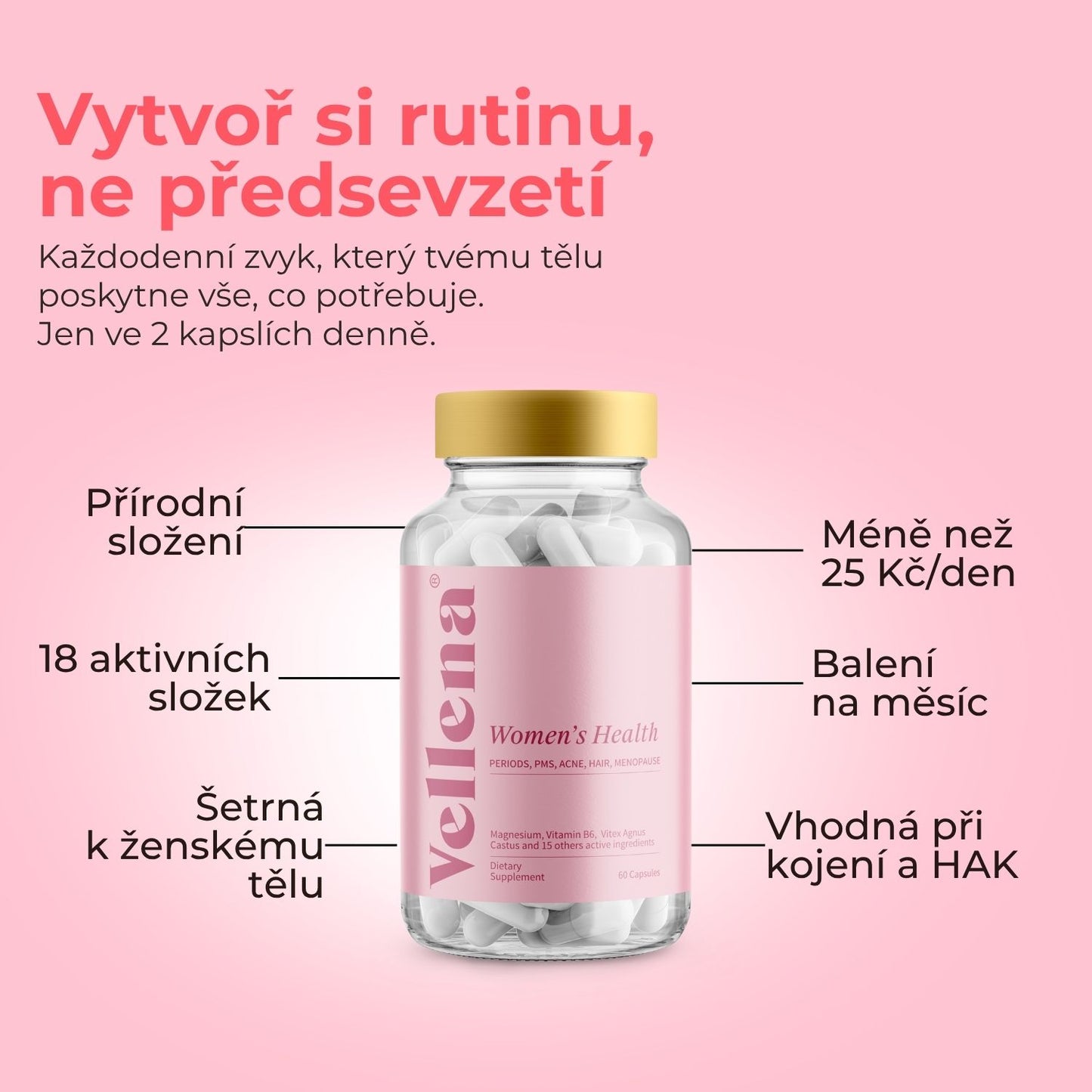 Ženské zdraví | Kapsle | Vellena