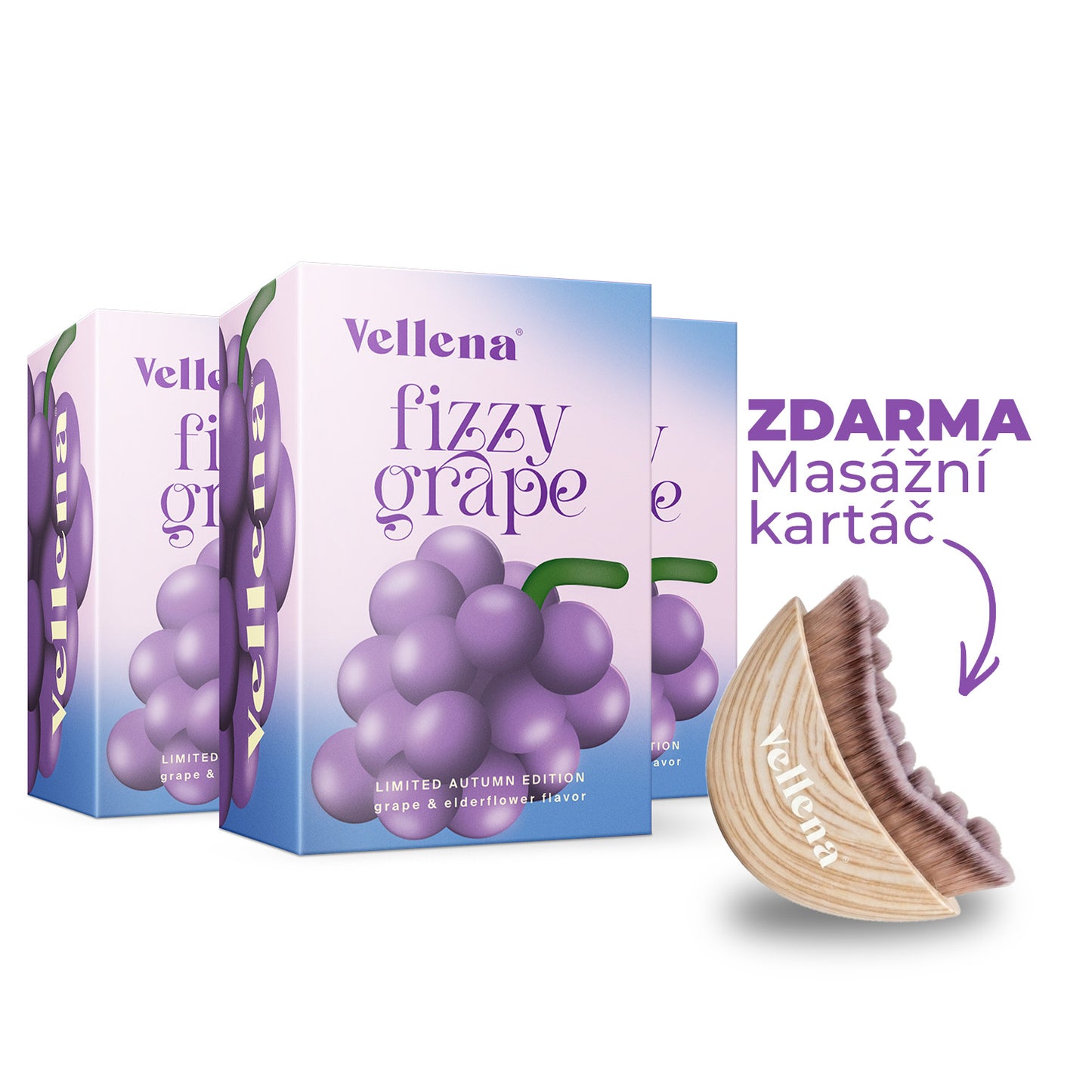 Ženské zdraví | Nápoj 3PACK + DÁREK | Hrozno & Bezinka | Vellena