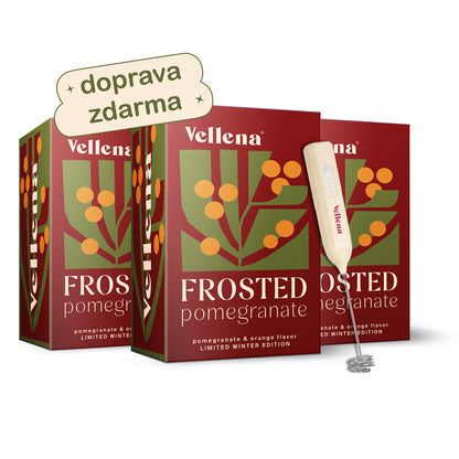 Ženské zdraví | Nápoj 3PACK + mixík ZDARMA | Granátové jablko & Pomeranč | Vellena