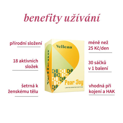 Hormonální zdraví | nápoj pro ženy 2PACK | Hruška | Vellena