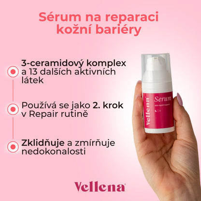 Duo pro rozzáření a obnovení pleti | Sérum Glow + Sérum Repair | Vellena