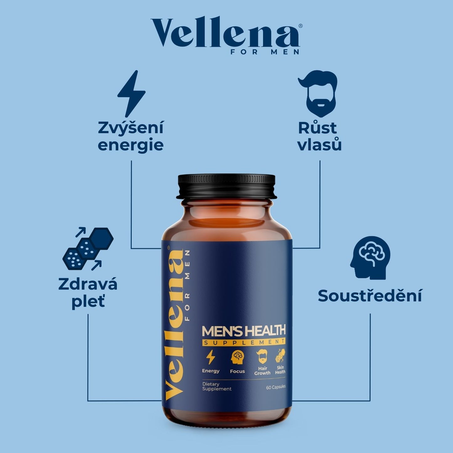 Mužské zdraví | Kapsle | Vellena for Men