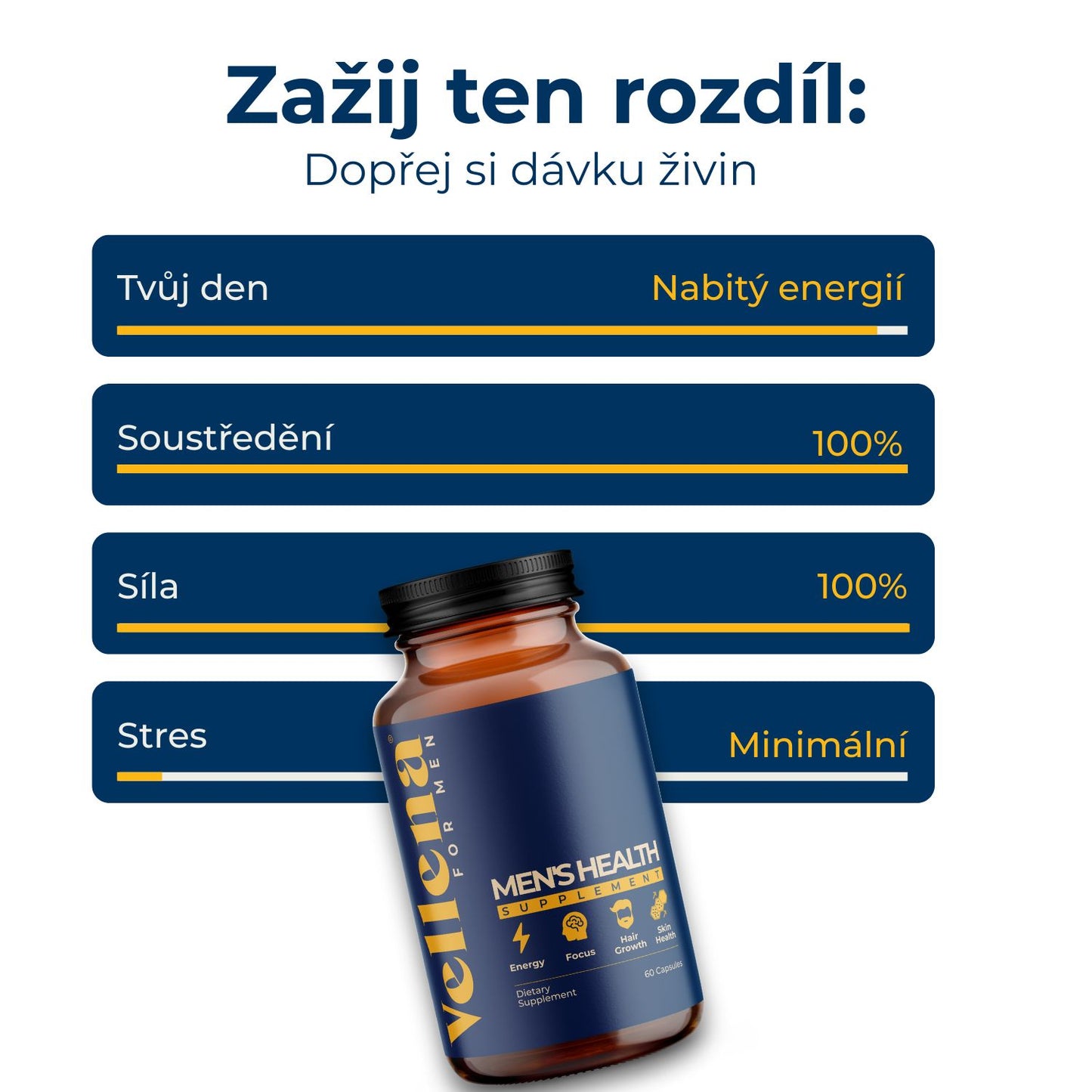 Mužské zdraví | Kapsle | Vellena for Men