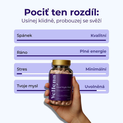 Dobrá nálada + Klidný spánek | Kapsle 2MIX | Vellena