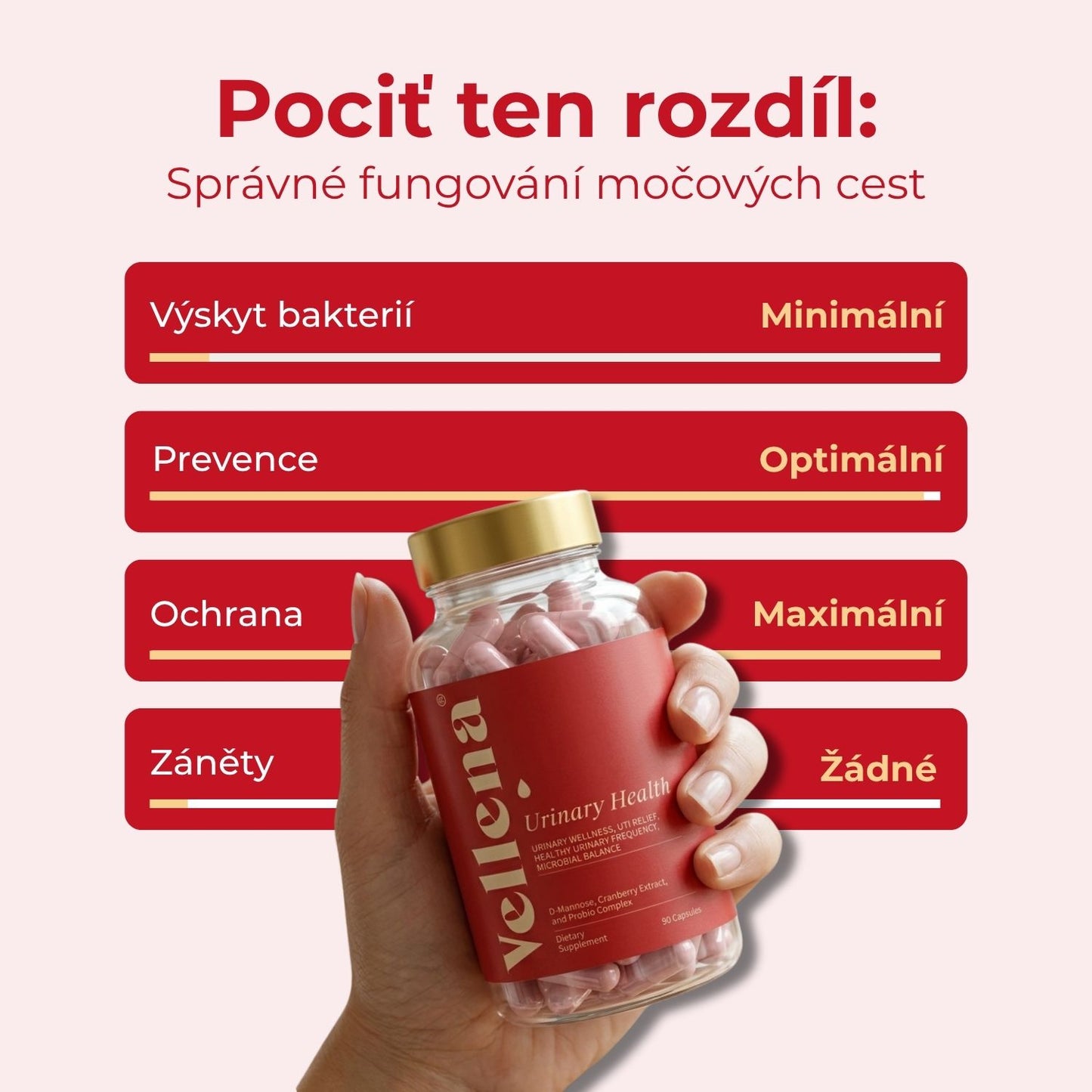 Zvýhodněný balíček pro intimní zdraví | Zdraví močových cest + Intimní zdraví | Kapsle | Vellena