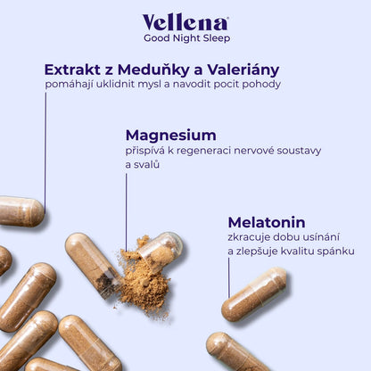 Dobrá nálada + Klidný spánek | Kapsle 2MIX | Vellena
