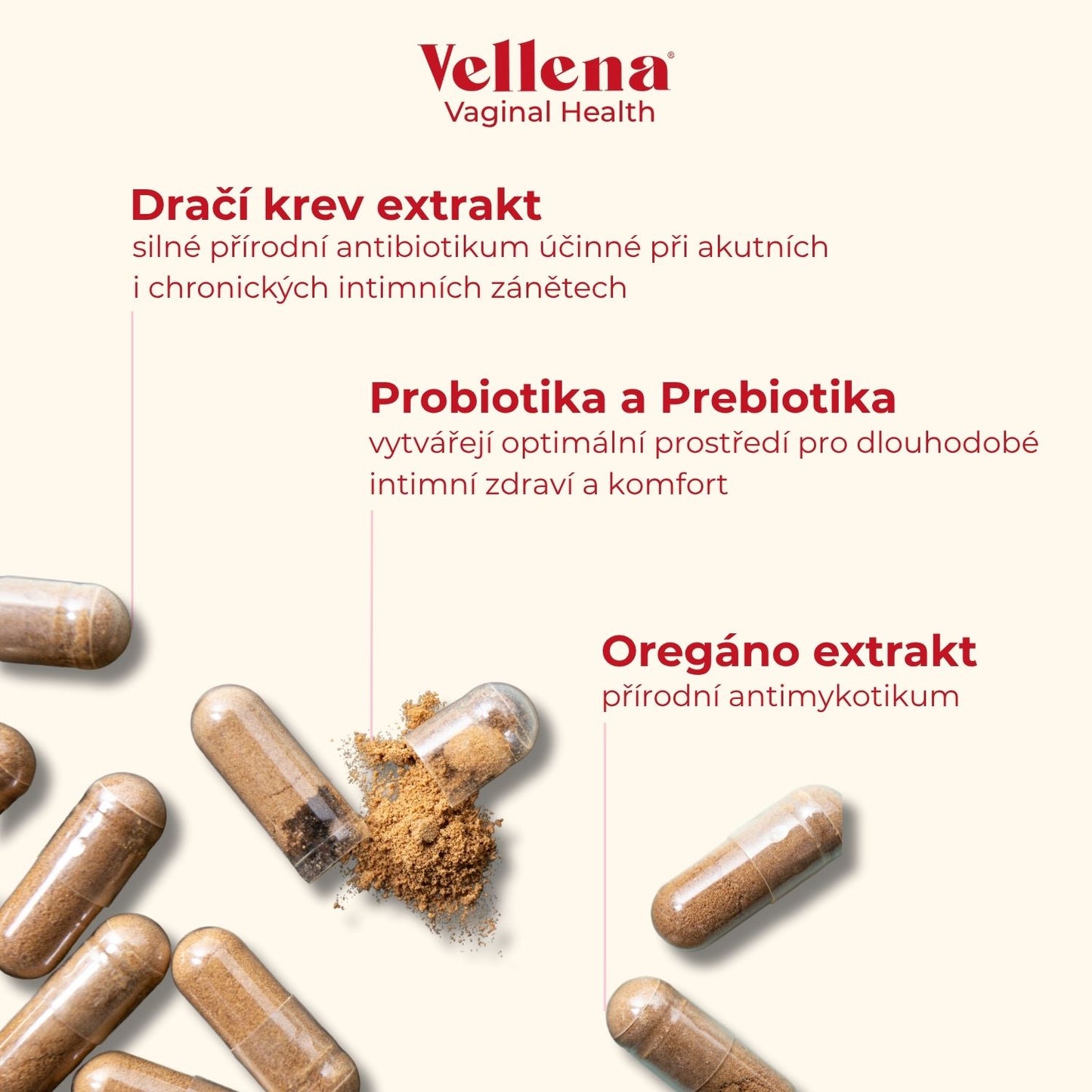 Zvýhodněný balíček pro intimní zdraví | Zdraví močových cest + Intimní zdraví | Kapsle | Vellena