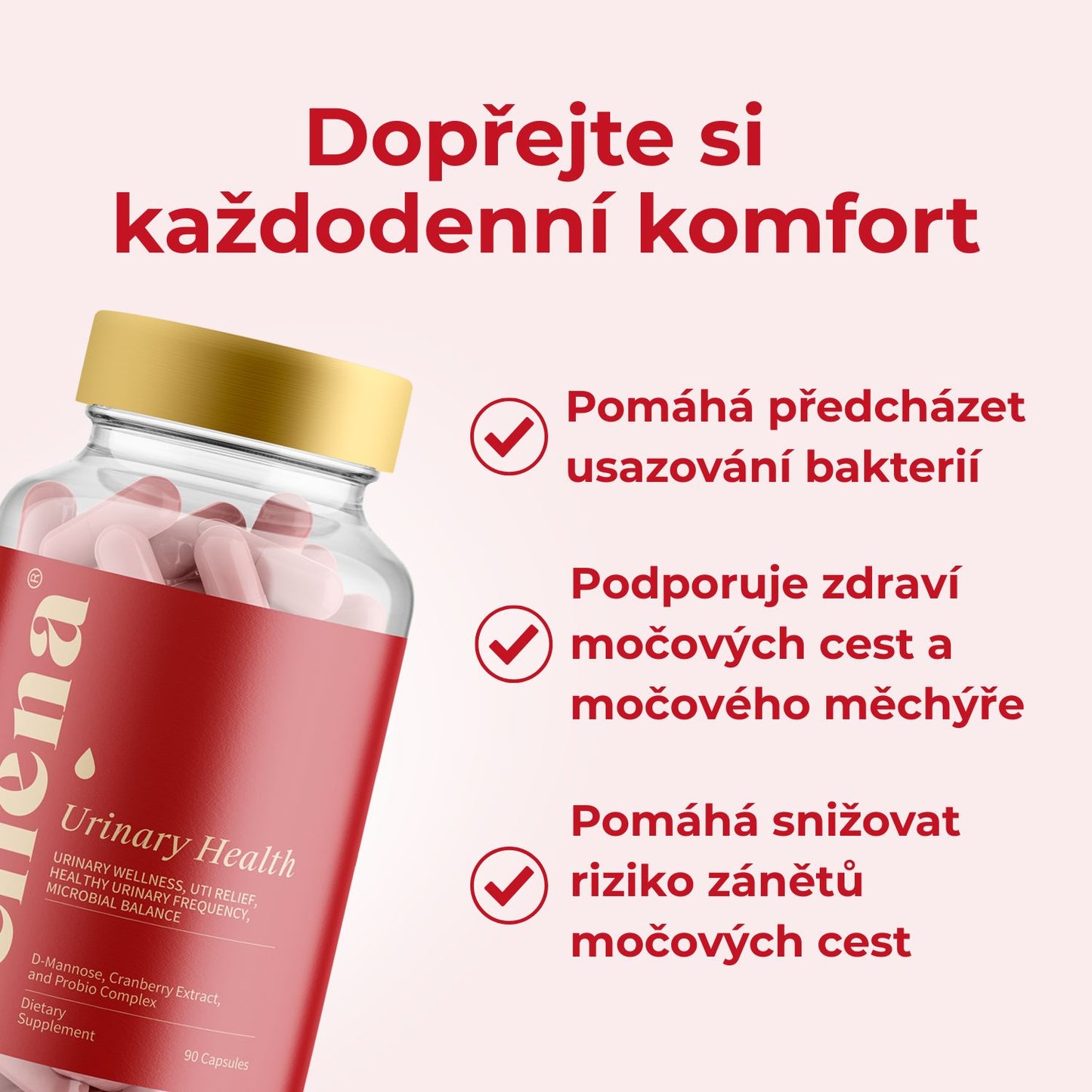 Zvýhodněný balíček pro intimní zdraví | Zdraví močových cest + Intimní zdraví | Kapsle | Vellena