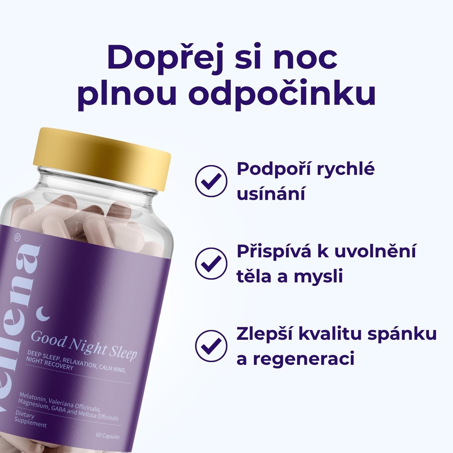 Dobrá nálada + Klidný spánek | Kapsle 2MIX | Vellena