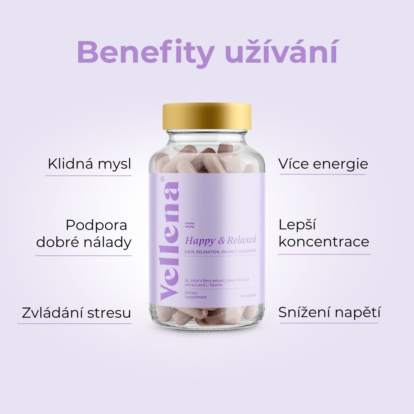 Dobrá nálada + Klidný spánek | Kapsle 2MIX | Vellena